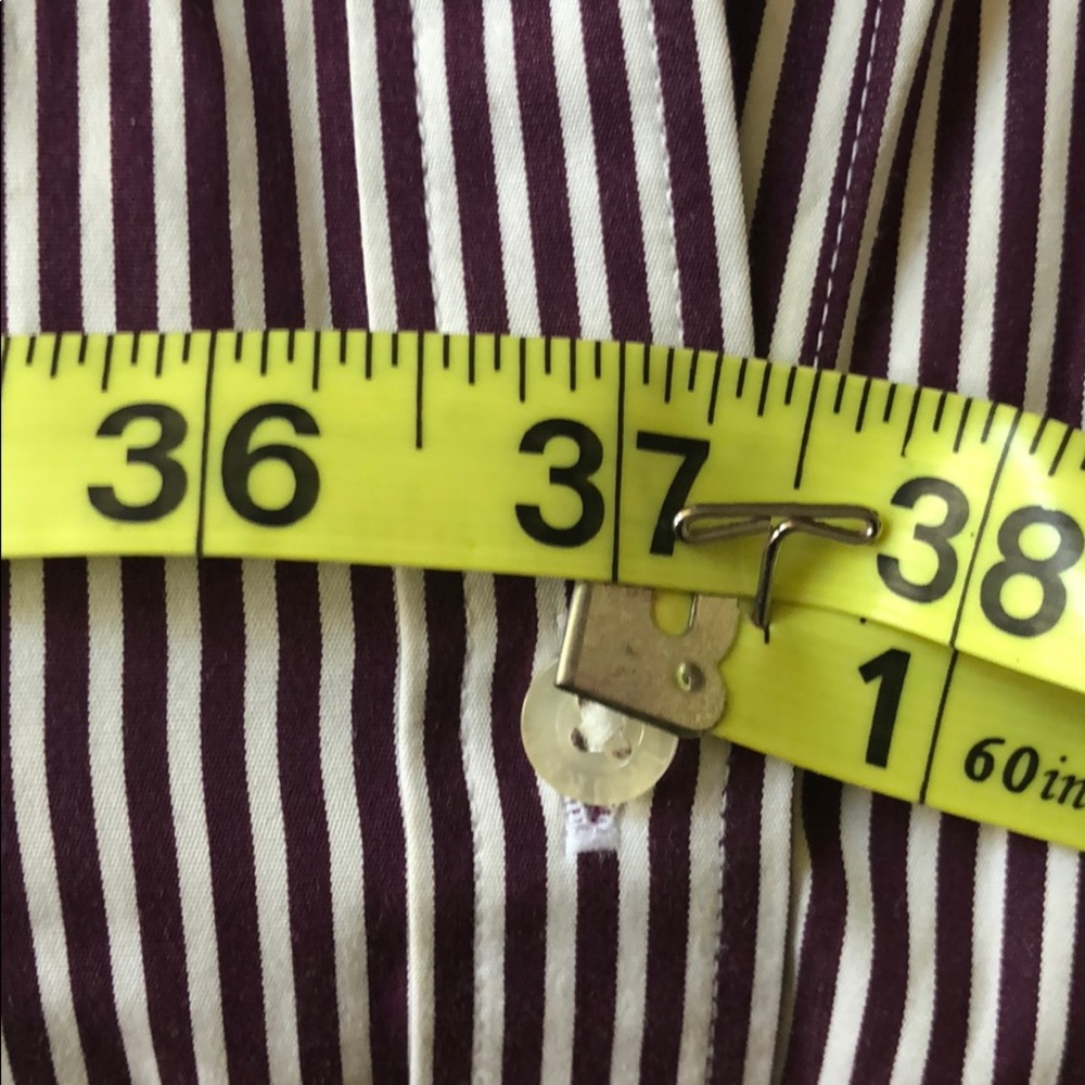 Lauren Ralph Lauren green label stripe button down - Picture 7 of 8